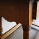 Old country desk feet turned