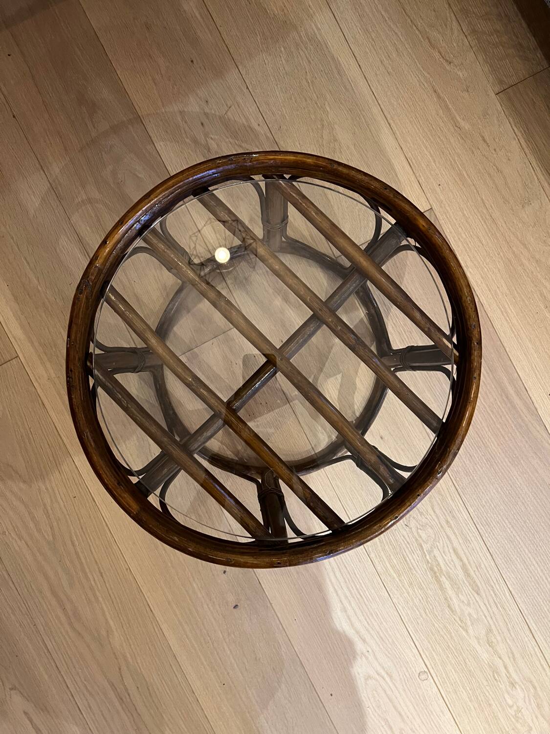Rattan coffee table / side table