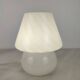 Lampe de table champignon en verre de Murano vintage
