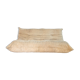 Togo sofa 3 places by Michel Ducaroy in beige velvet