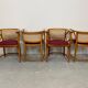 Set of 4 Fledermaus chairs made by Thonet.