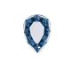 Signed by Olivier De Schrijver, Blue Shaped Relief Contemporary Mirror