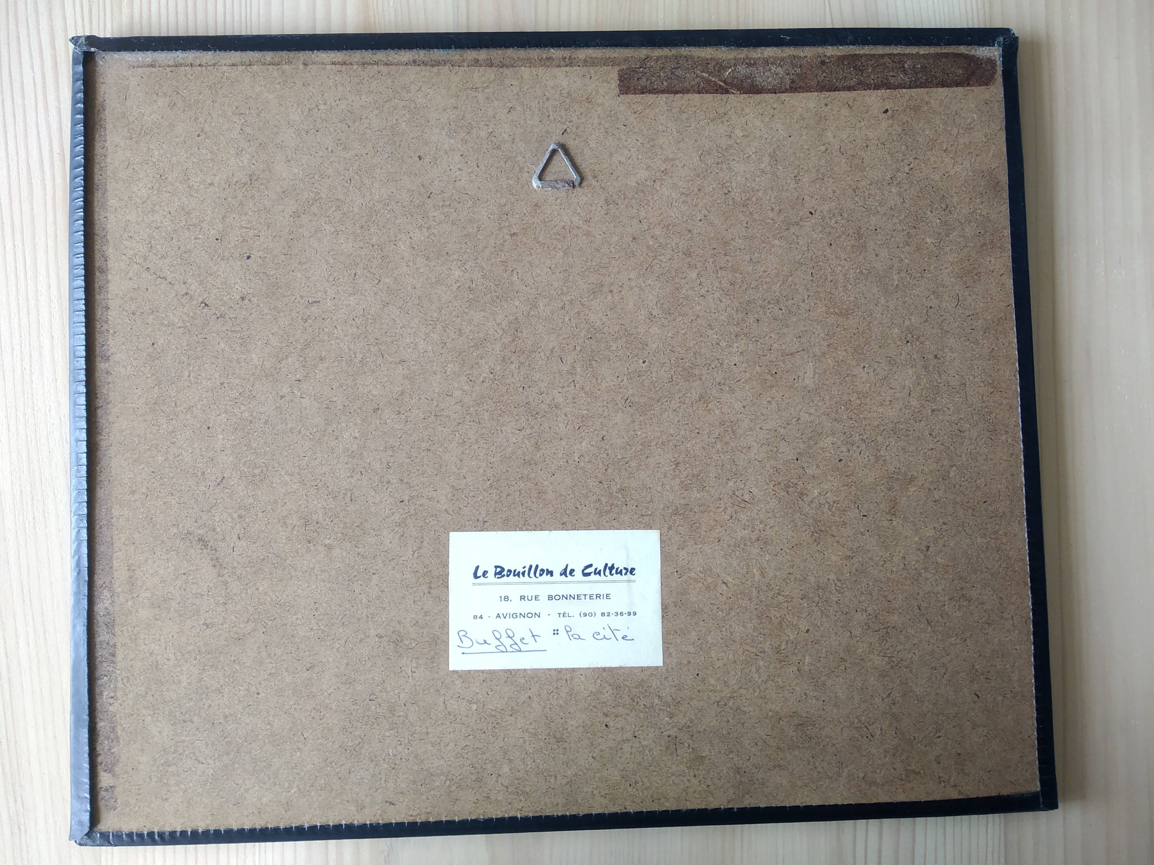 Bernard Buffet The City of Notre Dame Vintage