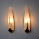 Pair of "ear of corn" wall lights idearte Spain 1980