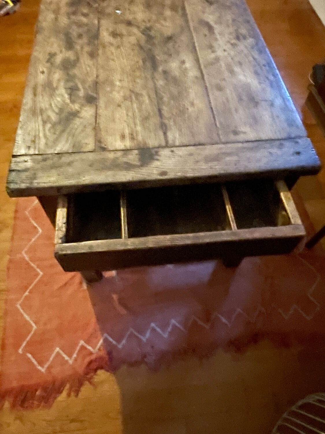 Old farmhouse table