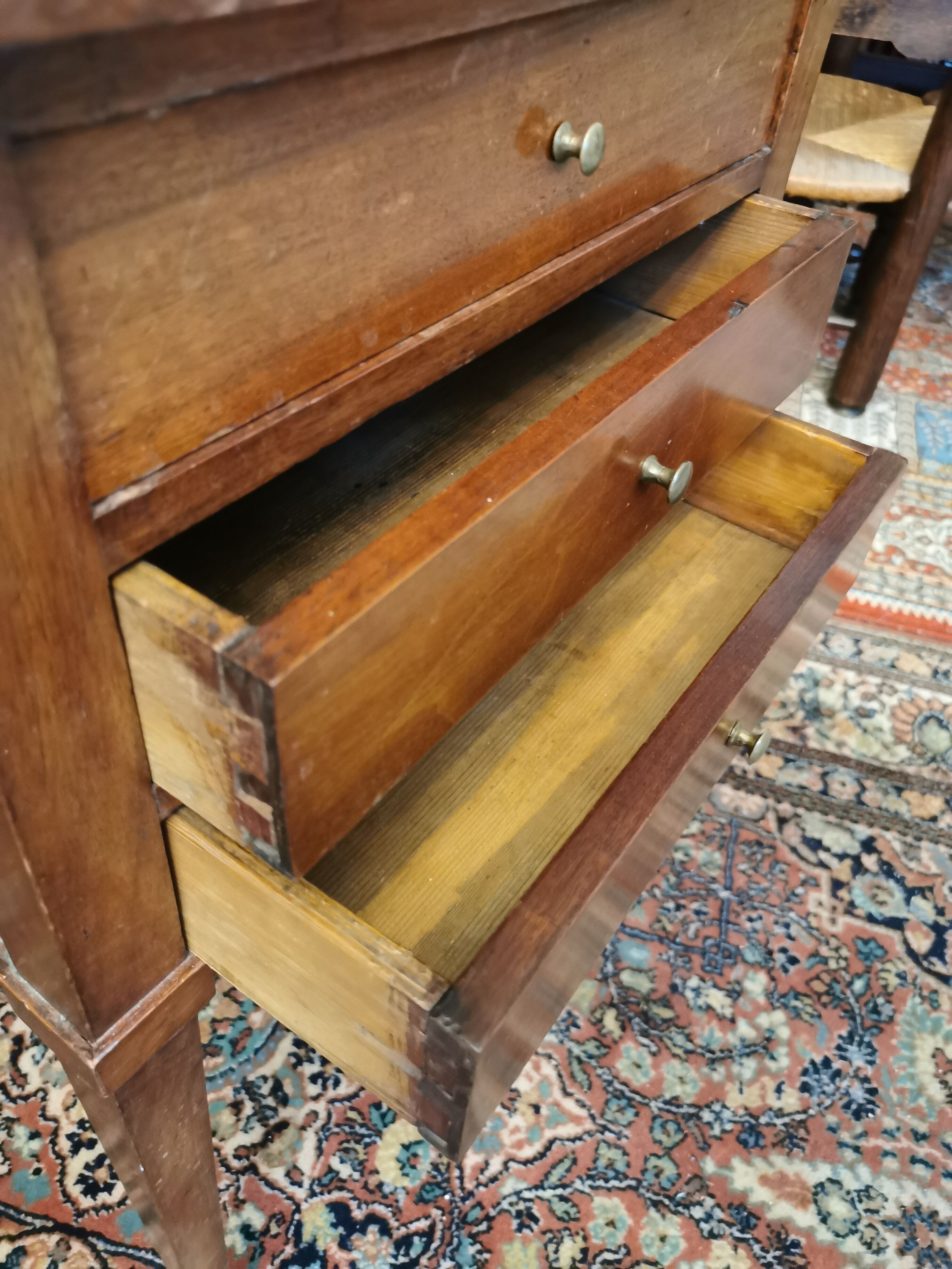 Bedside table, Louis XV style side tray