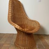Wicker armchair