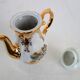 Coffee service 6 cups Swan Lake vintage Italian porcelain