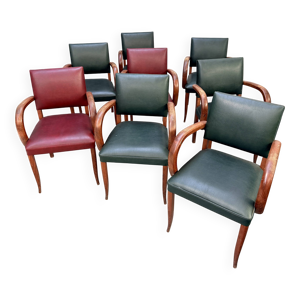 lot de 8 fauteuils Bridge