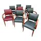 Set of 8 vintage Art Deco Bridge chairs (1930s-1940s)