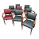 Set of 8 vintage Art Deco Bridge chairs (1930s-1940s)