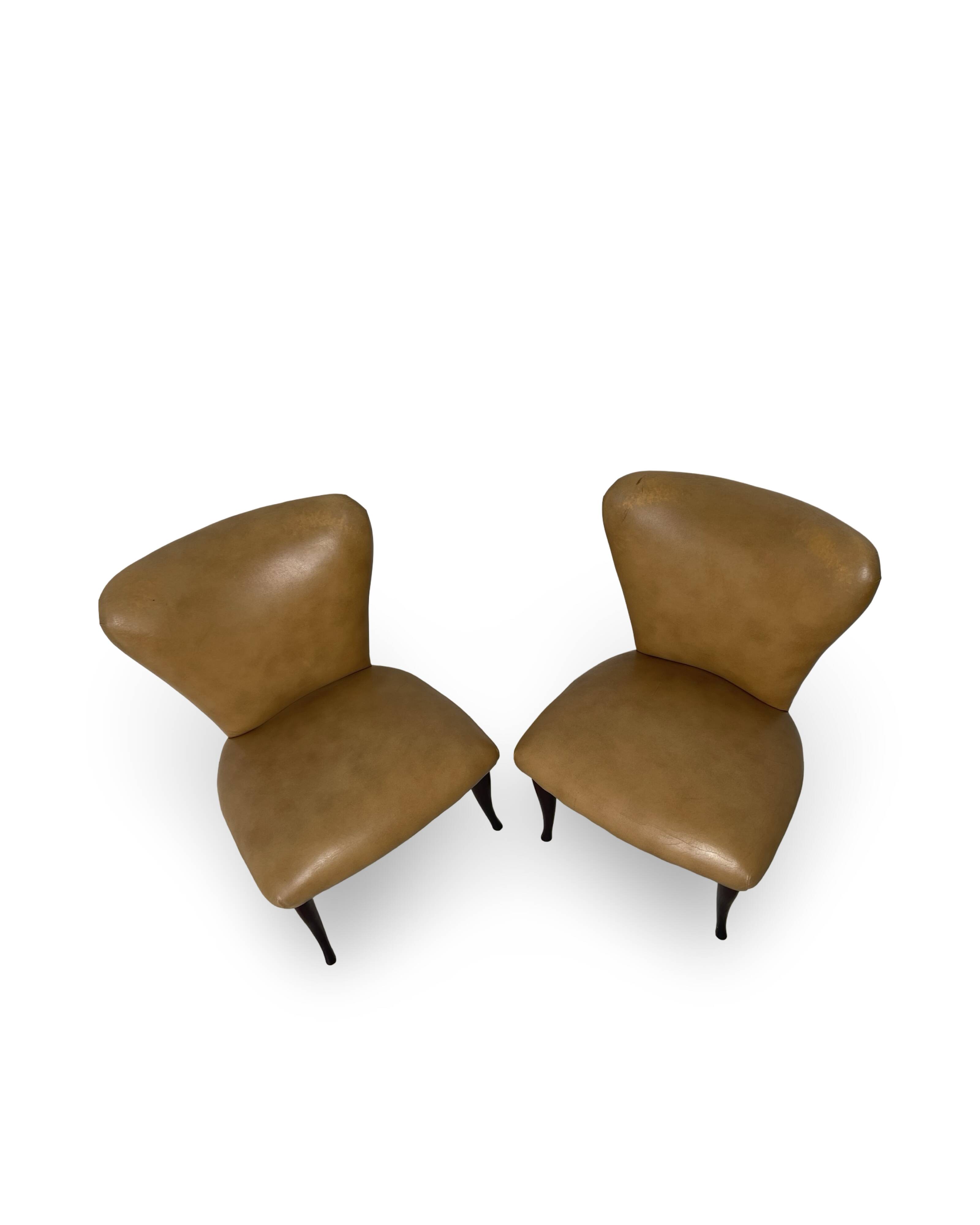 Chaises d'appoint italiennes années 1960