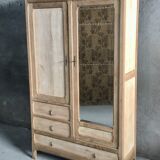 Raw wood hotel cabinet