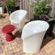 2 chaises moon par moroso, vendues par lot de 2