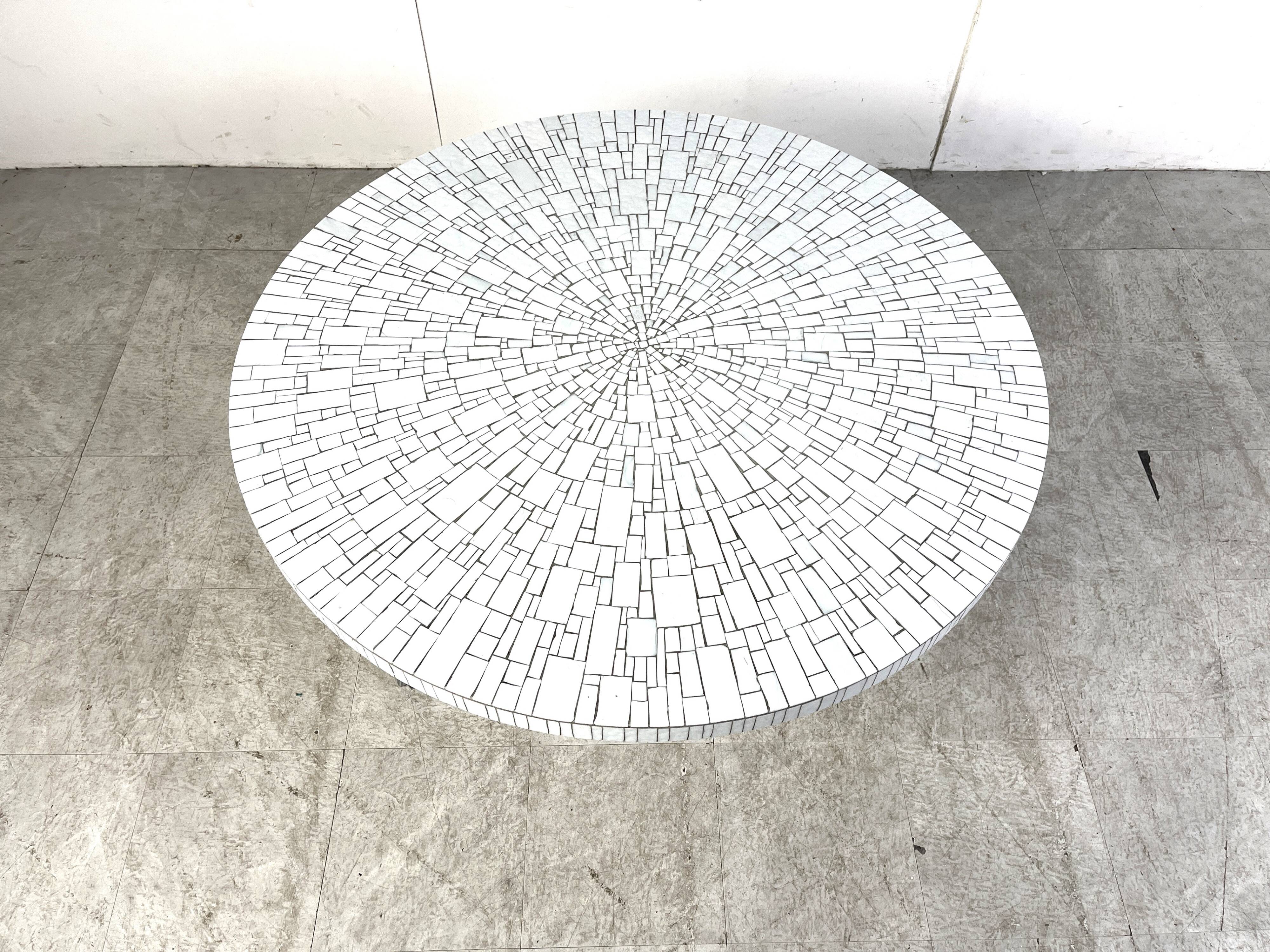 Vintage ceramic mosaic coffee table by Heins Lilienthal, 1960s