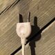 Lampe pied bois