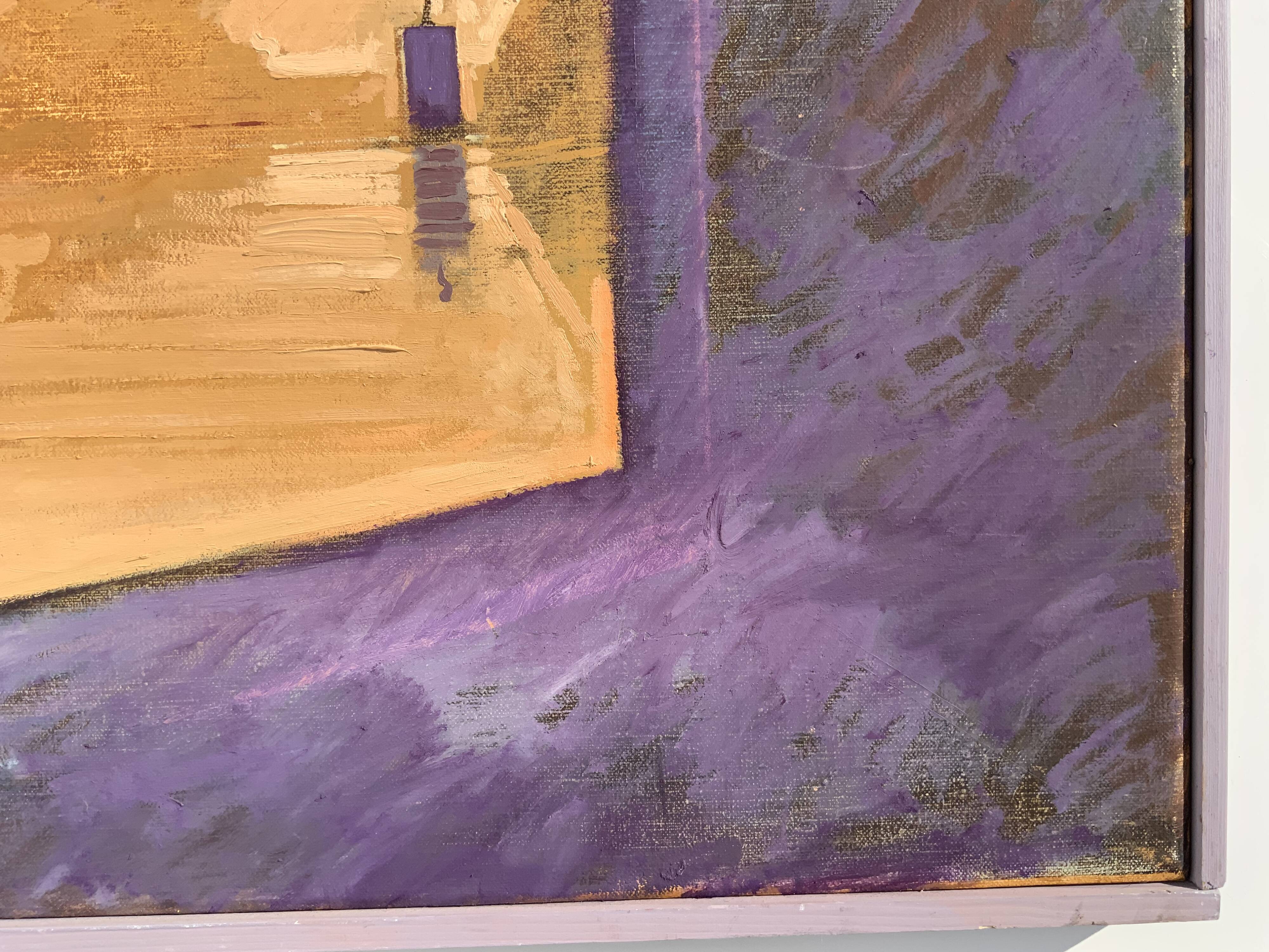 Vintage Surreal oil Painting by Gunar Thoren 1997