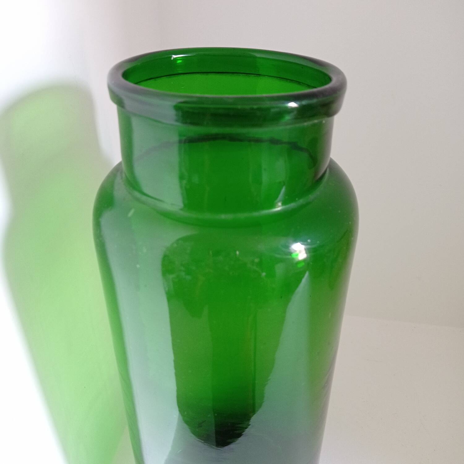 Pot à pharmacie verre soufflé