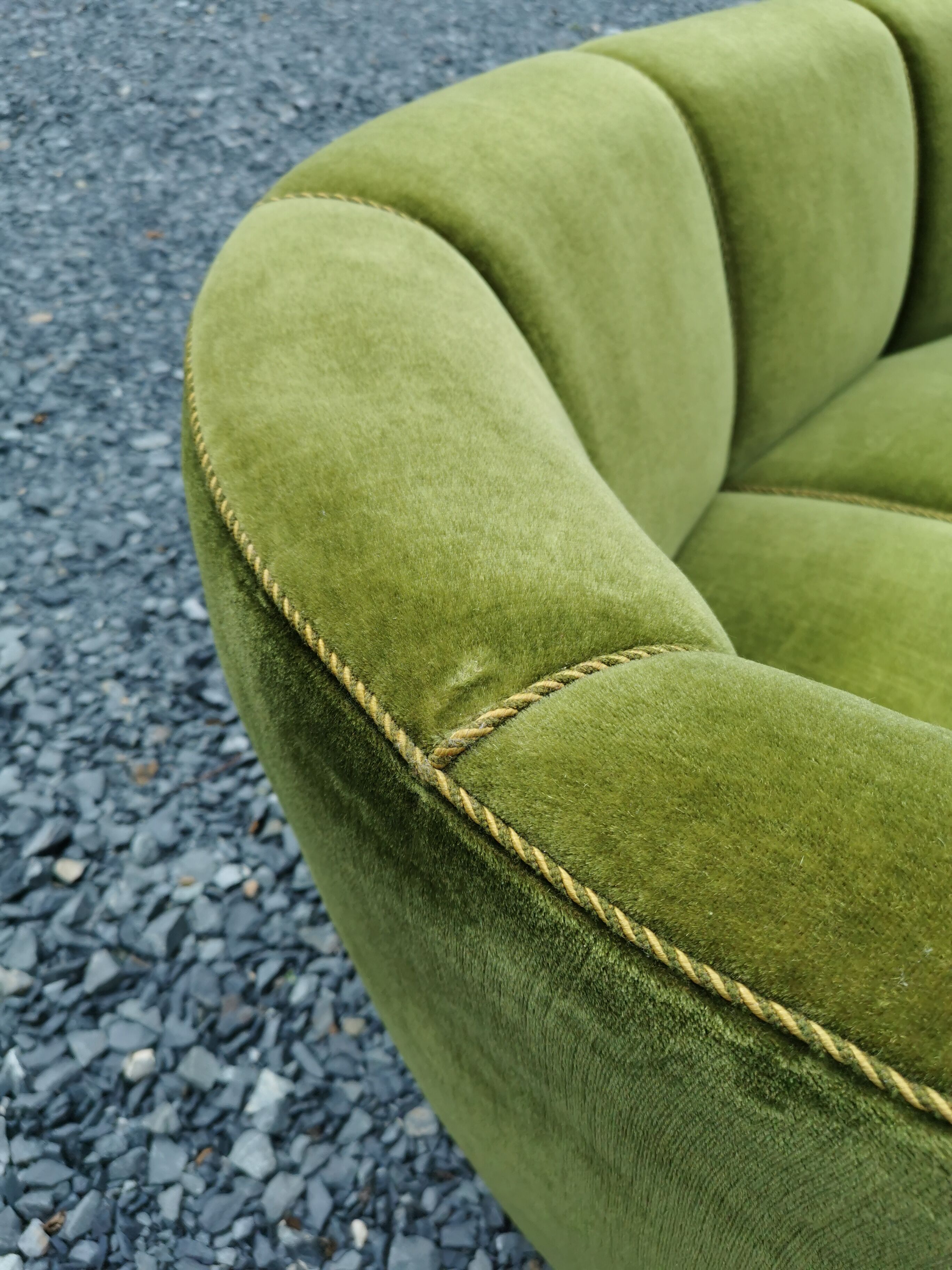 Scandinavian banana sofa