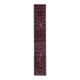 Tapis couloir fait main en laine et coton Oushak turc des années 1970, 44x251.