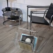 Leitmotiv 1970s rotating tray side table