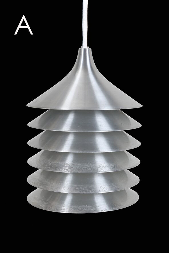 Set of 2 'Duett' pendant lamps / Bent Gantzel-Boysen / Ikea / 1980s / Danish postmodern design