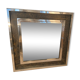 XXL Belgo Chrome Mirror 1970s 130x130cm