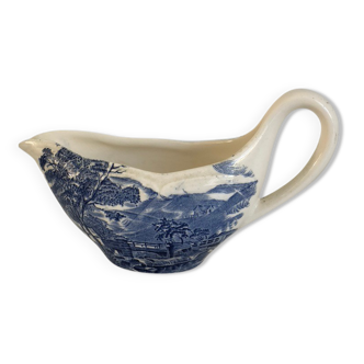 Gien porcelain gravy boat