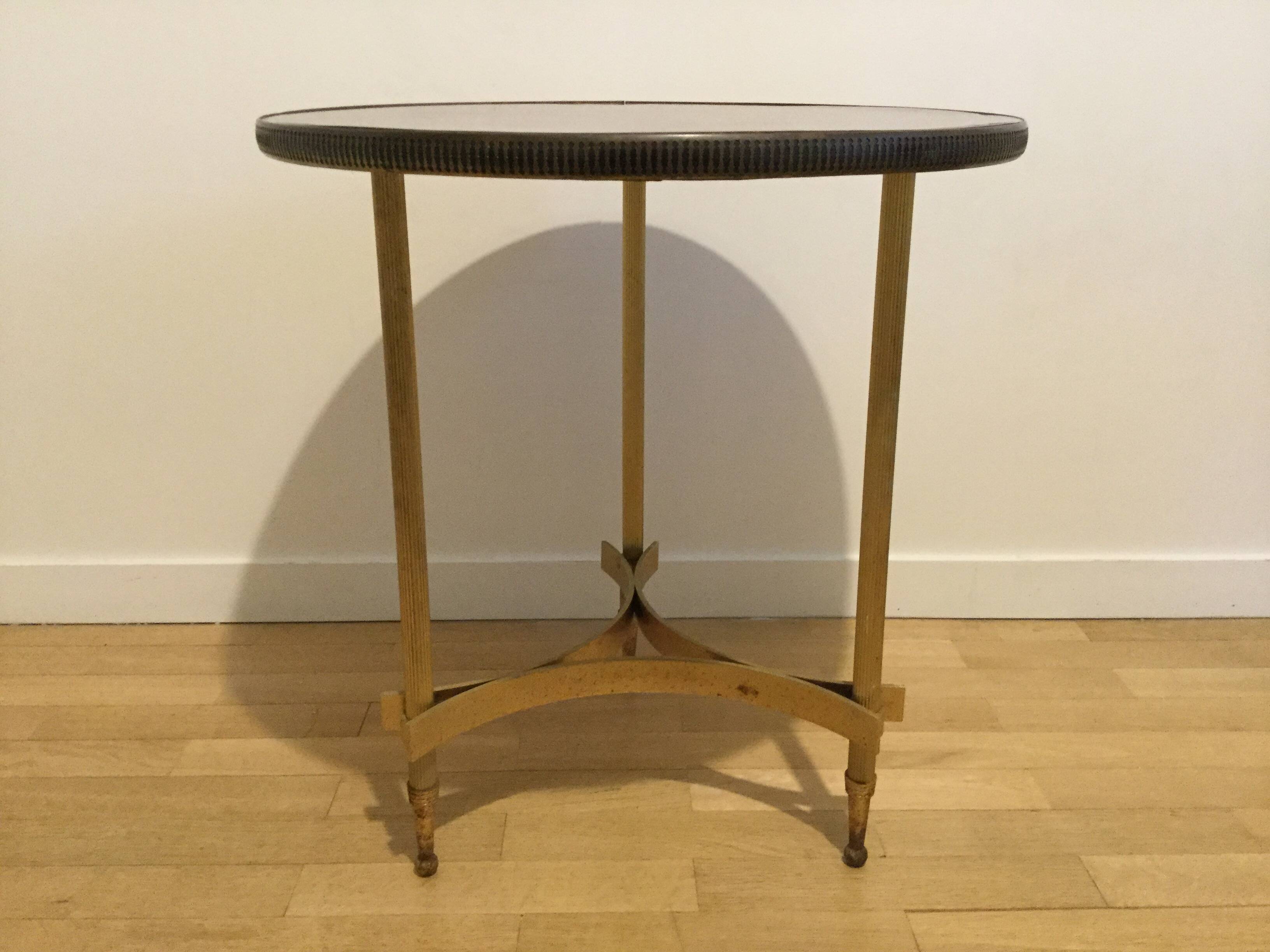 Vintage 70s pedestal table