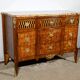 Rosewood and Mahogany chest of drawers, Louis XV / Louis XVI Transition style – Late 19th century