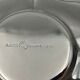 6 GLASSES A THE TURKISH CRISTAL PASBACHE UNDER CUP SPOONFULS JUMBO STAINLESS STEEL 18/8