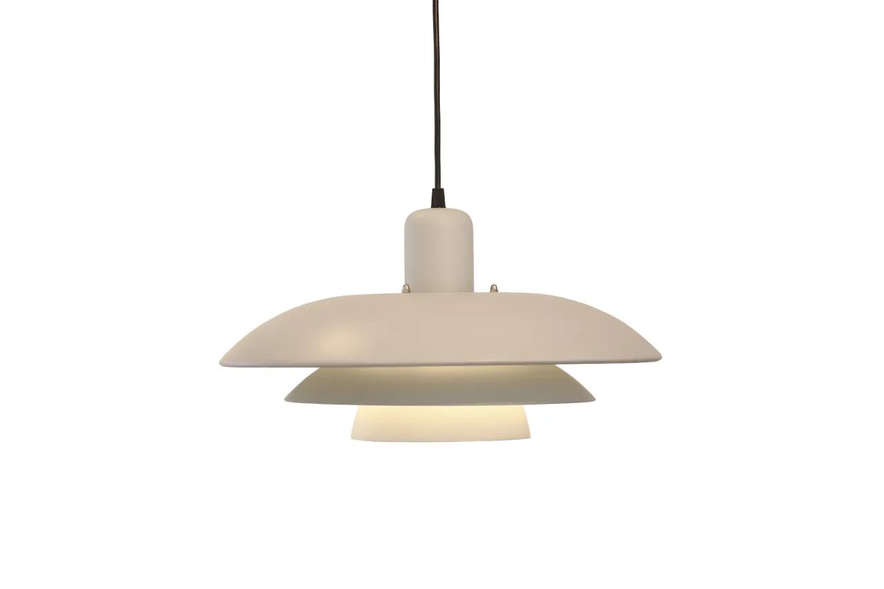 Vintage grey Danish design pendant hanging lamp
