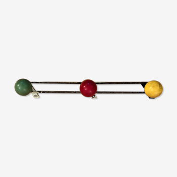 Vintage ball coat rack