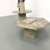 Pair of Italian marble coffee tables, circa 1970.