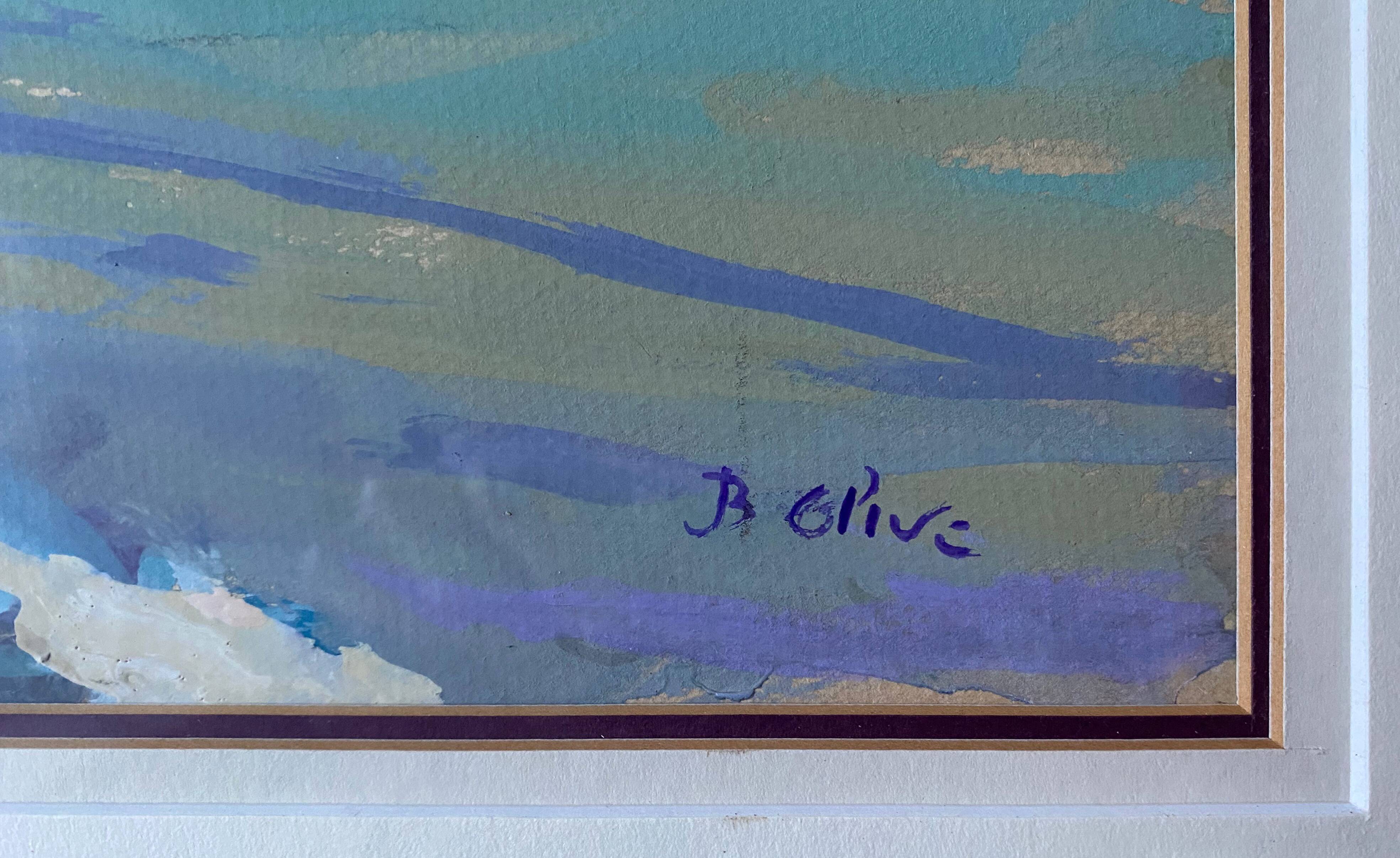 Painting Brittany Seaside + Montparnasse setting