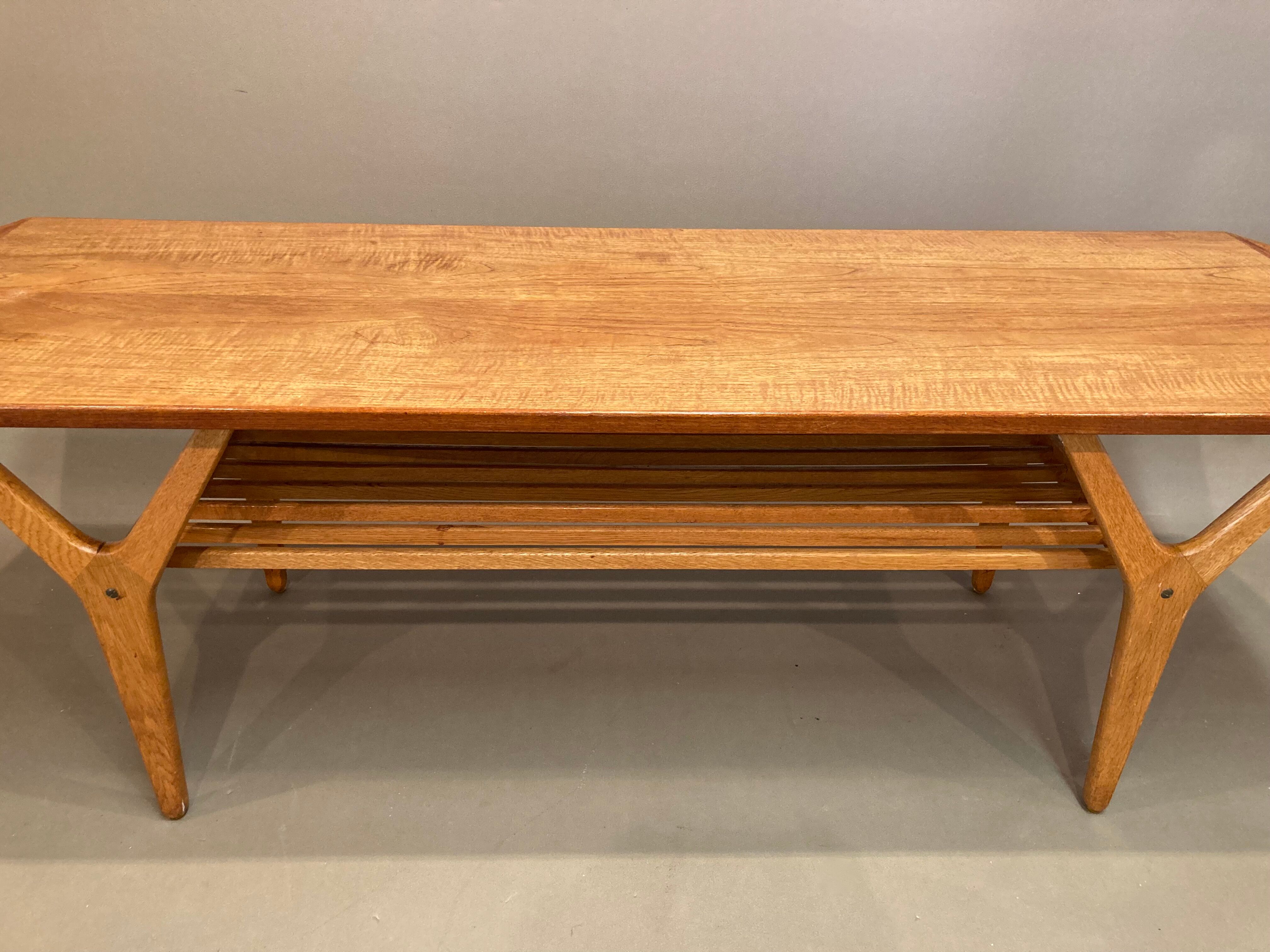 Scandinavian design coffee table 1950.