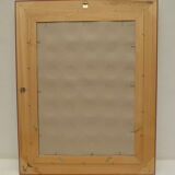 Rectangular mirror, gilded wood tower