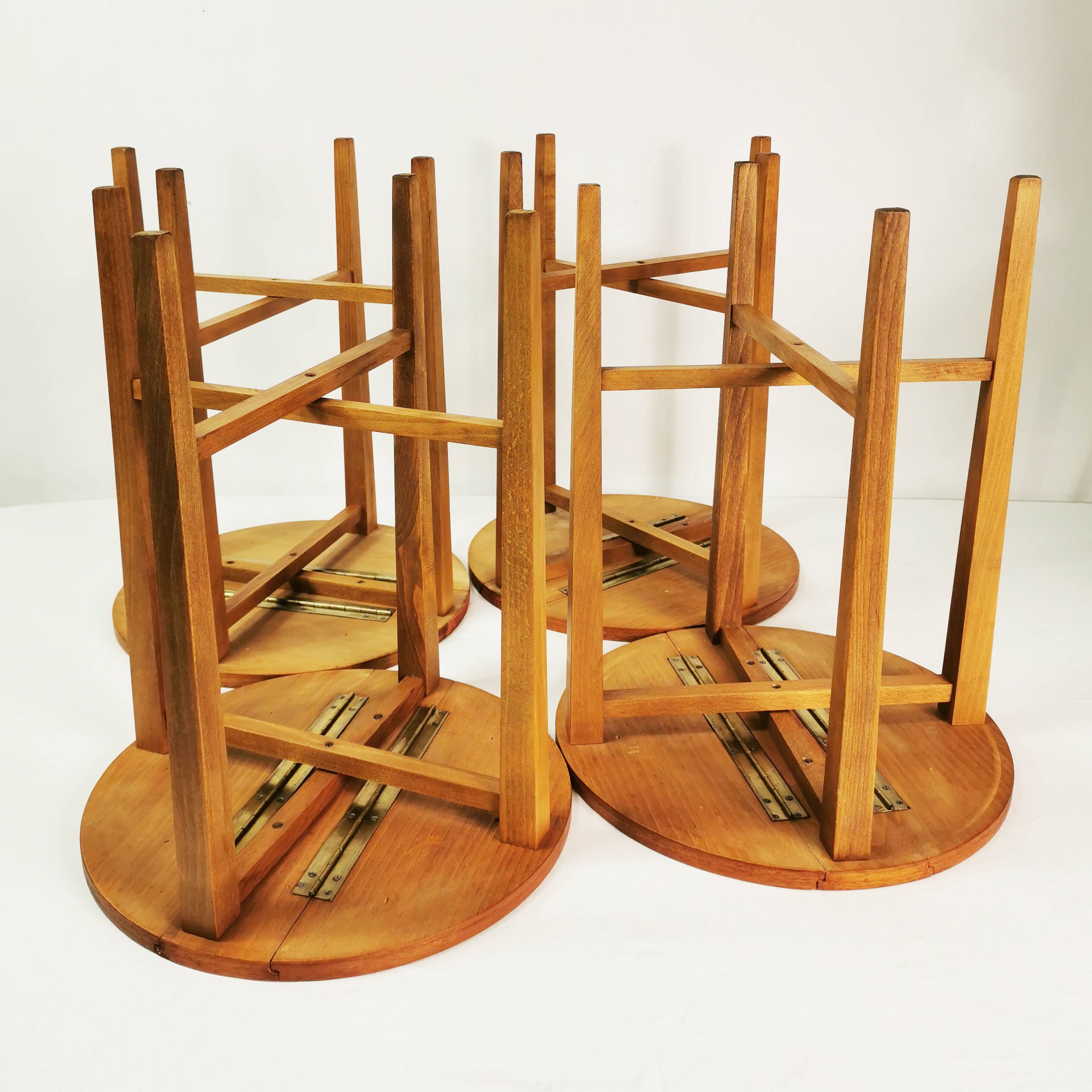Set of Mid Century tables, designed by P. Hundevad, Novy domov, Czechoslovakia, 1960s.
