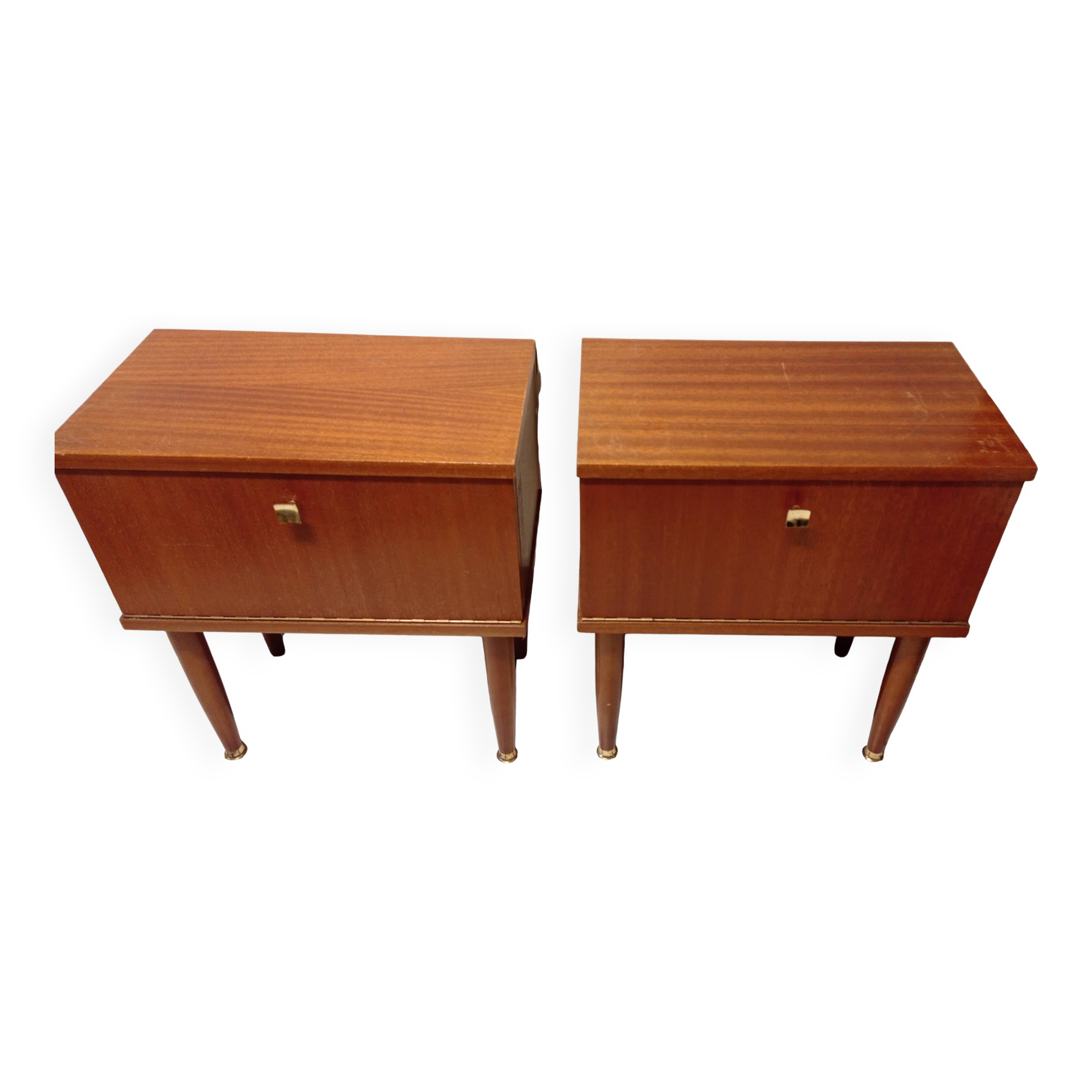 Paire de chevet vintage scandinave