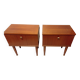 Paire de chevet vintage scandinave