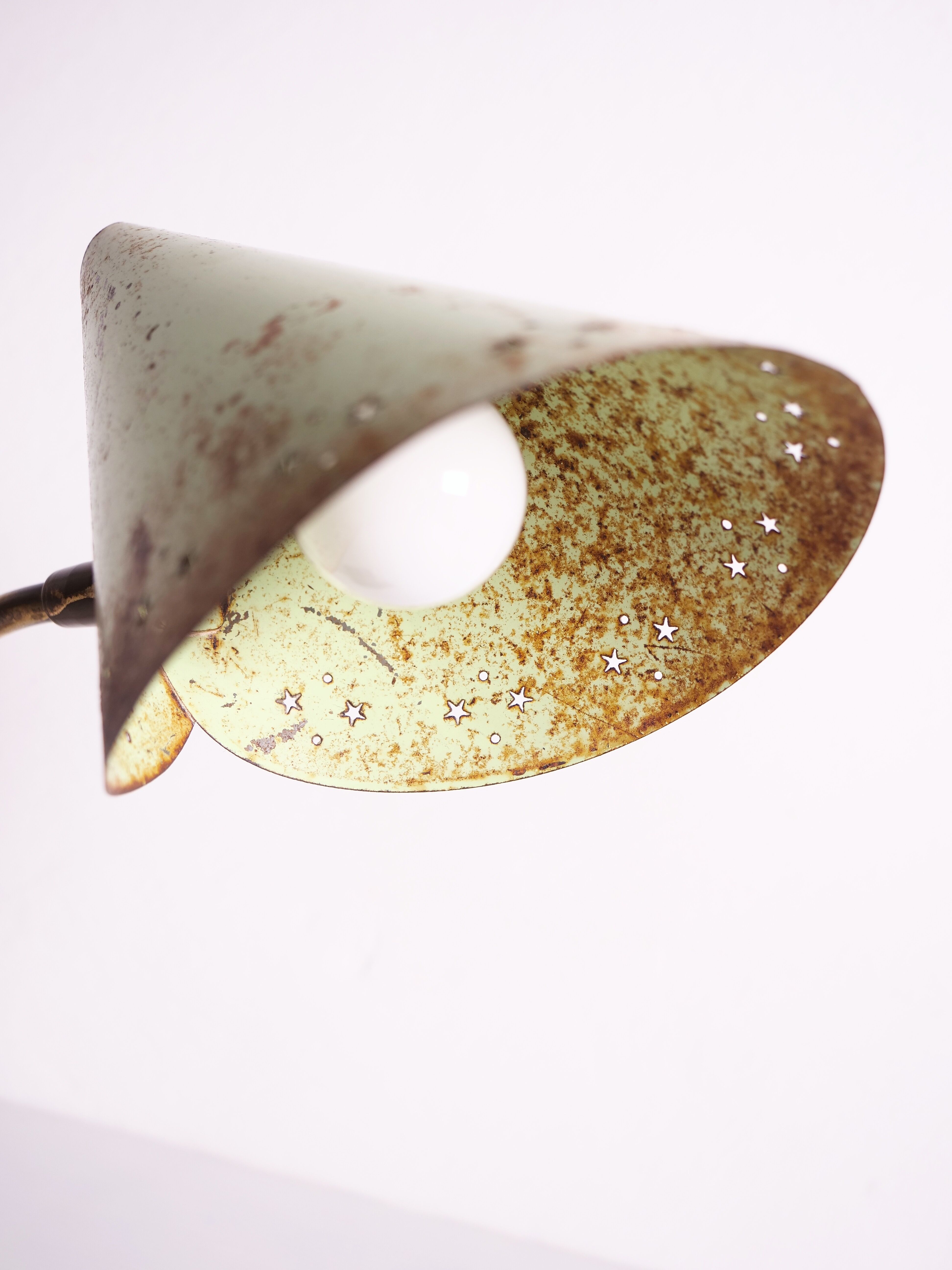 Cocotte lamp Eastern rusty deco