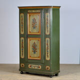 Antique German Hand Painted Cabinet, 1876