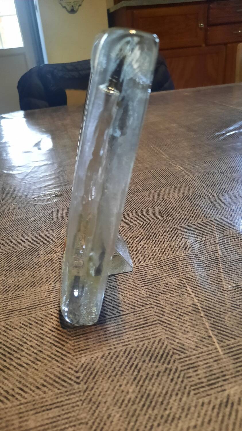 60s glass photo frame