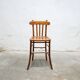 Chaise de bar vintage en bois par les éditions Luterma