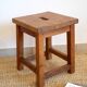 Tabouret de ferme en bois
