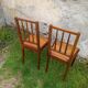 Lots de 2 chaises vintage