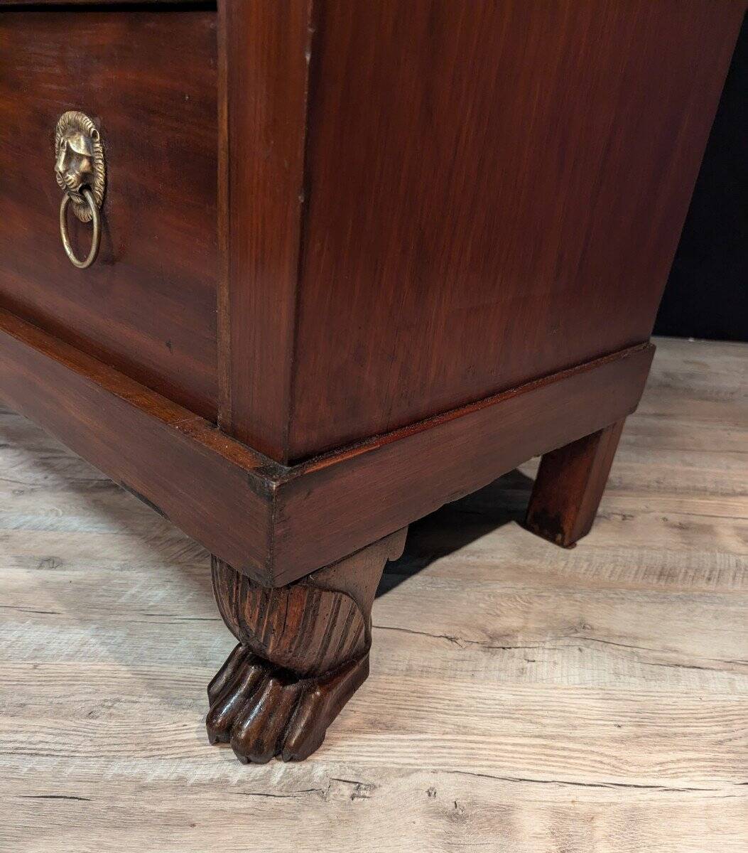 Empire Mahogany Chest of Drawers, Return from Egypt Period