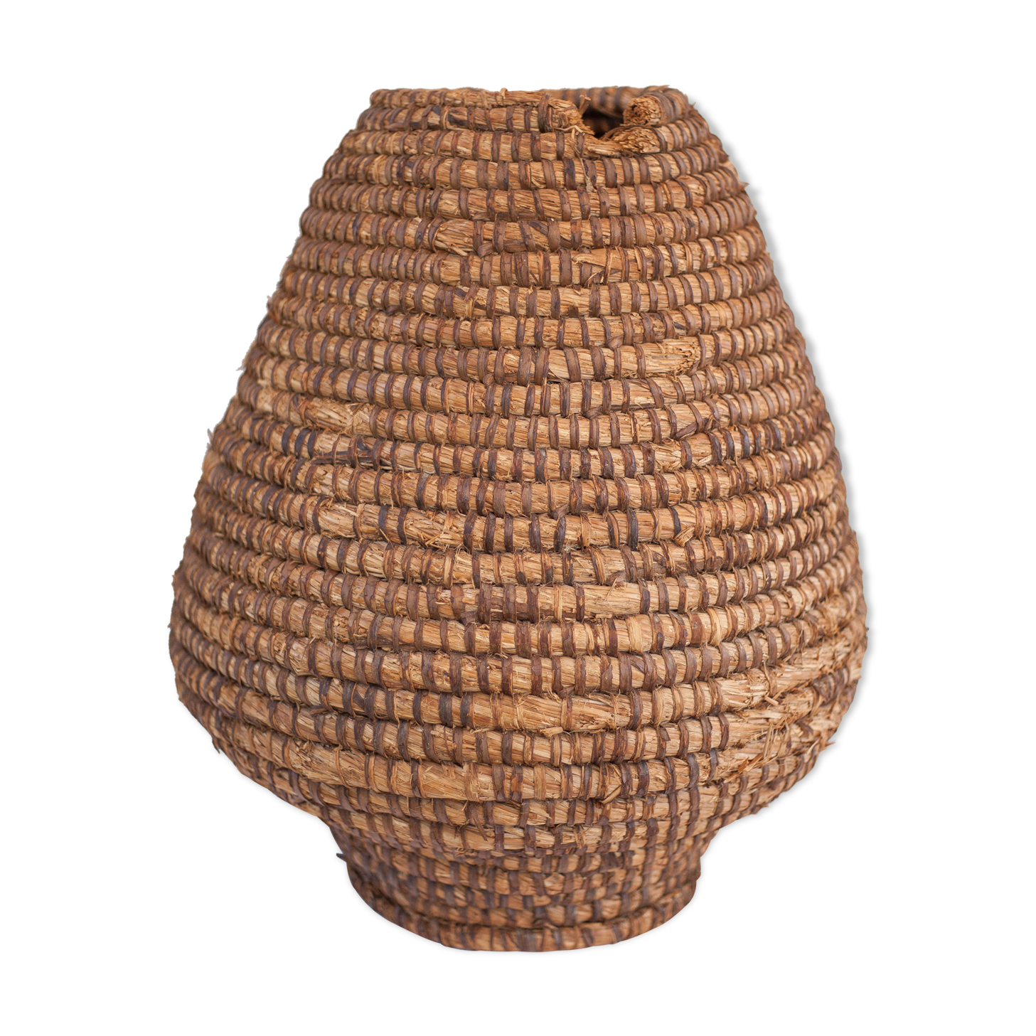 Panier paille ancien