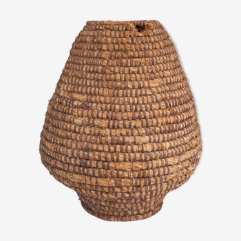 Old straw basket