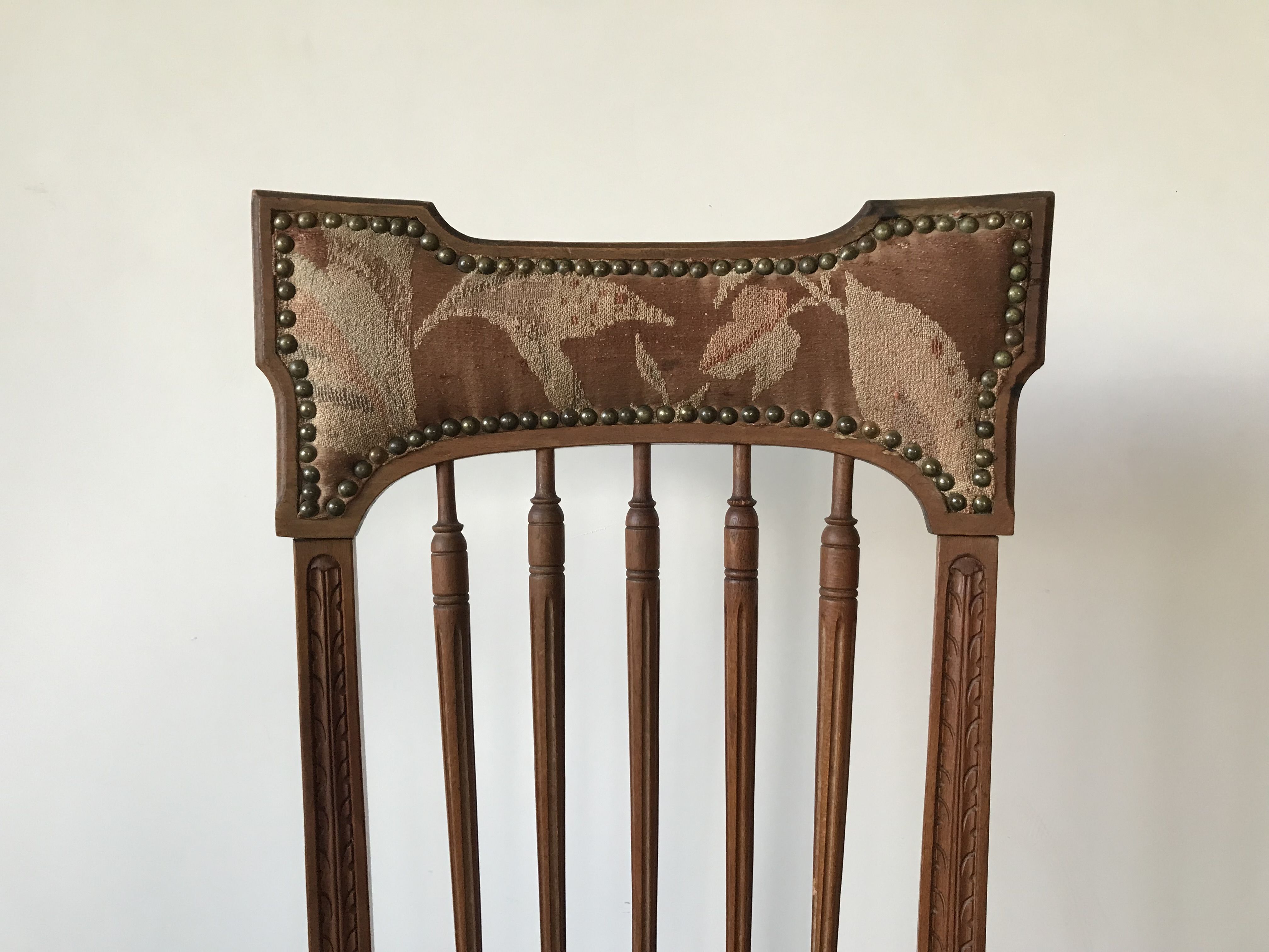 Nurse chair, Arts and Crafts spirit, early twentieth century.